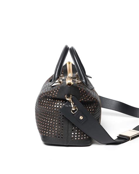 chloe baylee bag perforated|Chloé Perforated Baylee Handle Bag .